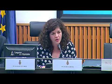 Sofía Castañón en la Presentación del Manifiesto Feminista ante el Proyecto de PGE 2018