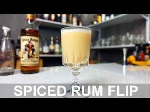 Spiced Rum Flip – Steve the Bartender