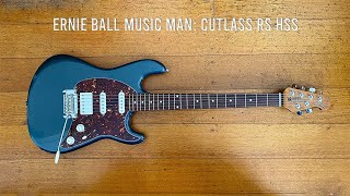 Video thumbnail for Ernie Ball Music Man Cutlass RS HSS by Brett Kingman