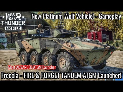 War Thunder Mobile - Fire & Forget TANDEM ATGM Launcher! - Freccia The MOST ADVANCED ATGM IFV!