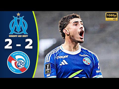 Marseille vs Strasbourg 2-2 Résumé | Mason Greenwood Goal | Ligue 1 Highlights | Joaquín Panichelli