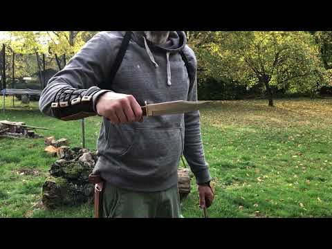 #Messervorstellung#Bowiemesser in Gebrauch#Sakai Seki Magnum Bowie