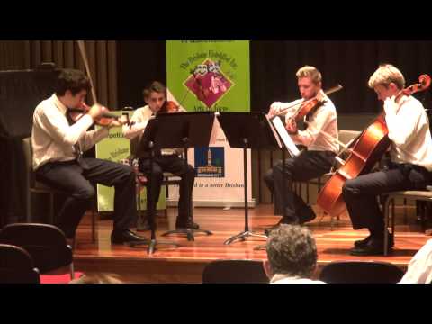 Saint Stephens College String Quartet plays Tchaikovsky Quartet no.1 - Finale