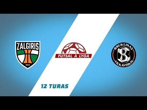Futsal A lyga. 12 turas: Kauno Žalgiris - FK Bruklinas (2025-12-10)
