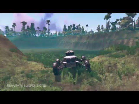 Planet Nomads Physics (Pre-Alpha Gameplay)