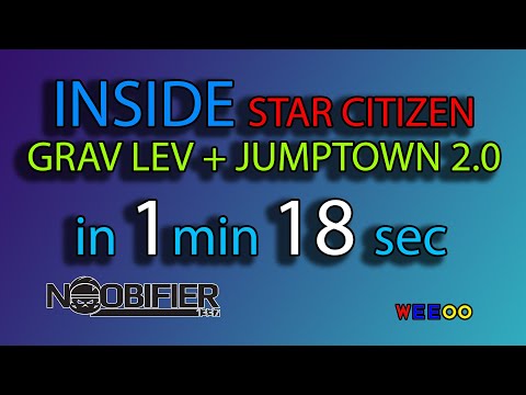 Inside Star Citizen "Grav Lev SUX" and Jumptown 2.0 in 1min in 18sec