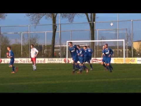 Driel 1 - Beuningse Boys 1 op 16 april 2015: alle doelpunten