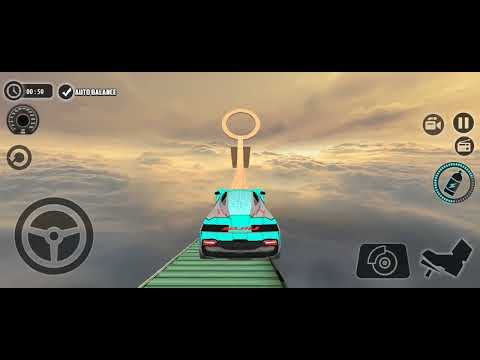 impossible stunt car tracks 3d car driving game , level 12 , challenge mode