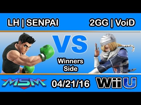 MSM 42: LH | SENPAI (Little Mac) Vs. 2GG | VoiD Winners Side - Smash Wii U