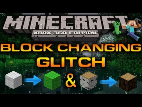 Mind-Blowing Block Texture Glitch in Minecraft (Xbox 360)!