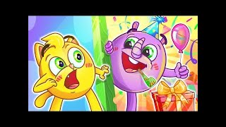 Birthday Song 🥳  Funny Kids Songs 😻🐨🐰�