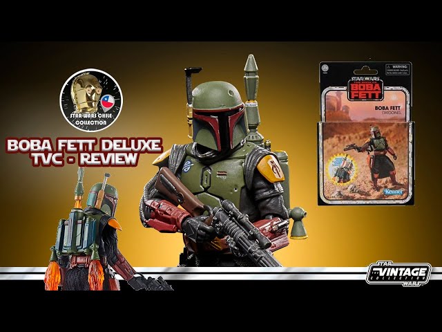 Vídeo relacionado con Star Wars Hasbro colección Vintage - Boba Fett (Tatooine) Figura de Lujo a Escala de 9,5 cm The Book of Boba Fett Juguete para niños y niñas (F5894)