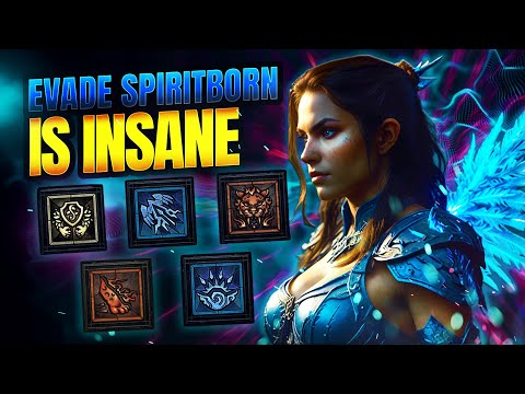 The NEW BEST Spiritborn Levelling 1-60 Build (Evade Spiritborn Is INSANE AGAIN) | Diablo 4 S9