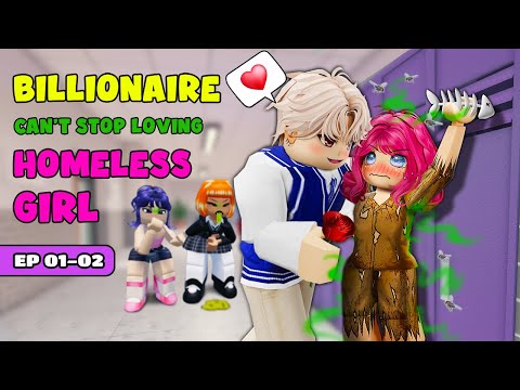 ✨Cinderella Story: Billionaire Can't Stop Loving Homeless Girl!|✨Story Roblox ✨
