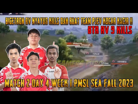 9 Kills!! Kocak Semua Streamer Ngakak Lihat PJEV Di Buat Kocar Kacir Sama BTR RV | PMSL Fall 2023