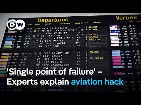 Cyber attacks targeting check-in and baggage systems cause mass chaos at European airports | DW News