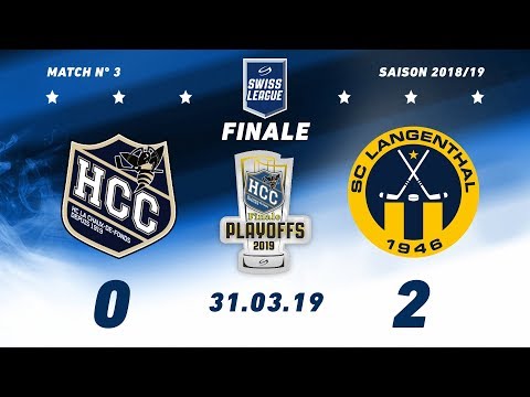 31.03.2019 Acte 3 de la Finale HC La Chaux-de-Fonds - SC Langenthal (0-2)