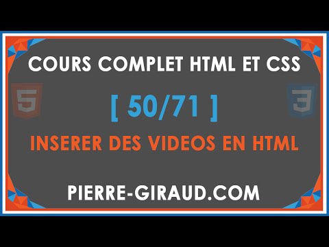 COURS COMPLET HTML ET CSS 1 71 Présentation du cours