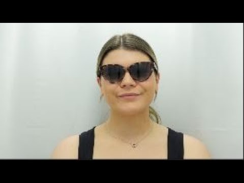 Woman model wearing Emporio Armani EA4162 54108G Sunglasses