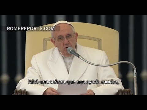 El Papa reza en San Pedro por Elvira, la cocinera de Casa Santa Marta fallecida