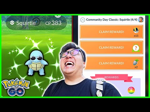 Squirtle Community Day Classic in Pokemon GO With a HIGHLY Exclusive Pokemon