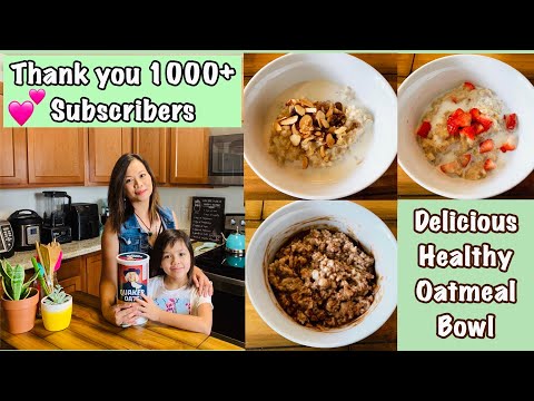 3 Healthy Oatmeal Bowls | #Superfood | Quick and Easy Breakfast | Weight lose recipes
