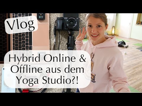 Vlog | The hybrid solution for my yoga studio | Offline and online simultaneously