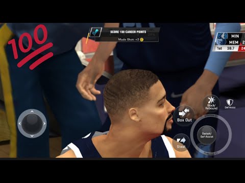 (EPISODE 8)NBA 2K20 MOBILE MYCAREER| 100 CAREER POINTS💯