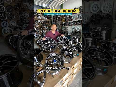 Limited Edition Blackcrome - Super luxurious rims in 2024