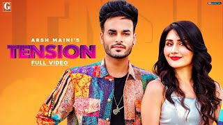 Tension : Arsh Maini (Official Video) Afsana Khan 