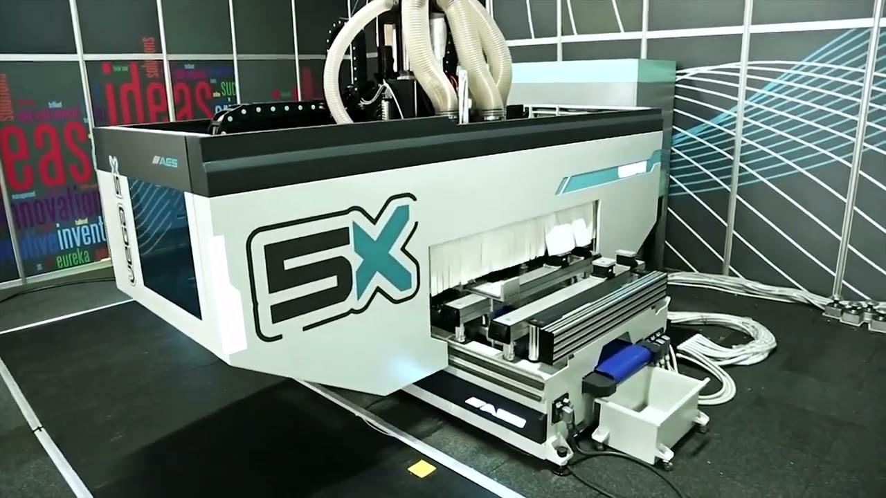 AES VEGA 5X   5 Axis CNC Machining Center   Unique Solution for 5 Axis Applications
