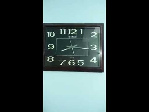 Wall clock in night vision