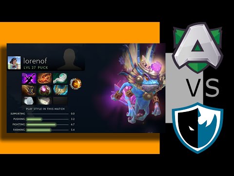 DotaHisWay - Lorenof Puck VS Chyuan Storm Spirit - Alliance VS Level Up - DPC EUW D2 Summer 2023