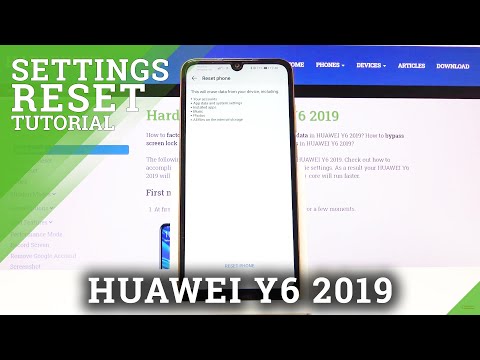 Hard Reset Huawei Y6 2019 - Remove All Stored Data & Files