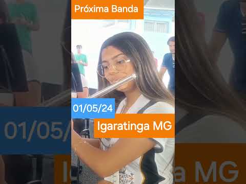 Dia 01/05/24 10:00h. #vaibanda #parademinas com a Banda Lira de Igaratinga #minasgerais
