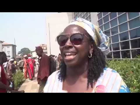 Ethnic groups celebrating 230 years of the return of slaves to Freetown Sierra Leone on 9/03/22