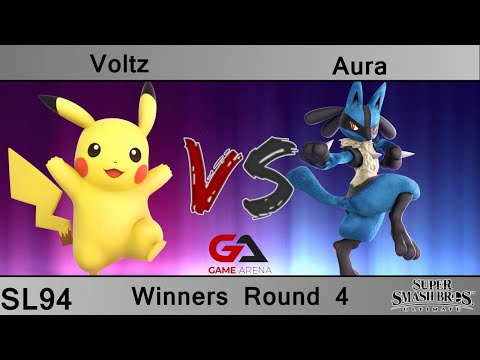 SmashLAN'd 94 - Winners Round 4: Voltz (Pikachu) vs Aura (Lucario)