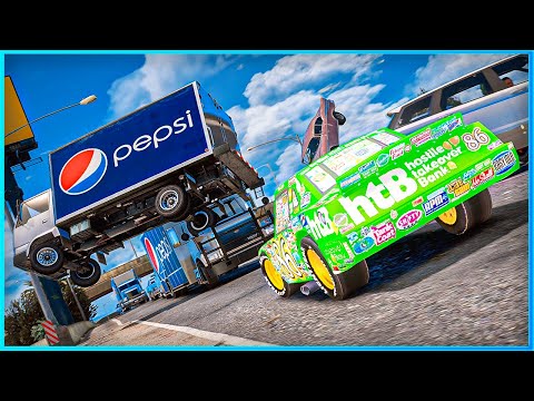 *CRAZY* Cars Chick Hicks Crashes Ep.5 – GTA 5