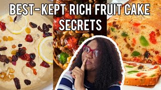 LEVEL UP YOUR FRUIT CAKE FOR the BEST after this!!  - Ultimate Fruit Cake secrets! #baking