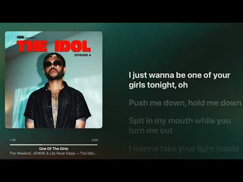 The Weeknd, JENNIE & Lily Rose Deep - One Of The Girls [English version] Lyrics + Lossless