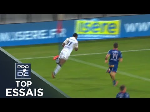 TOP Essais de la J01 – PRO D2 – Saison 2019/2020