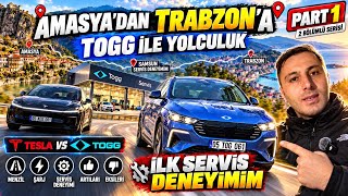 TOGG ile Amasya’dan Trabzon’a! İlk Servis Deneyimim 😱 | Tesla’dan Farkları | PAR