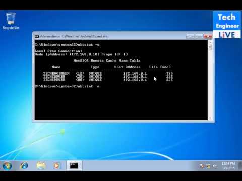 Windows Networking Command Line Tool - NBTSTAT