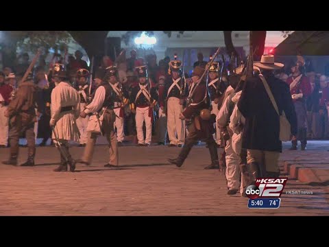 VIDEO: Crowds commemorate 180th anniversary of Battle of the Alamo