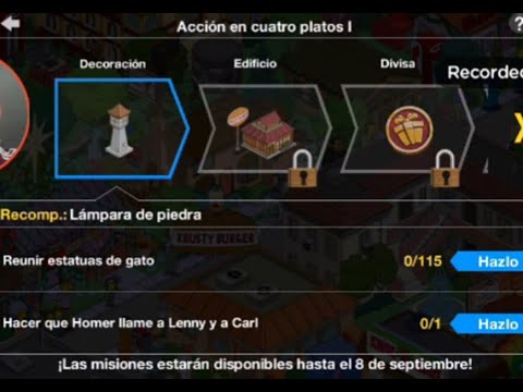 Los Simpson Springfield "Simpsonverso'21: Capítulo 7 - Acción en cuatro platos" por Tony