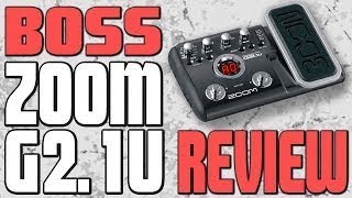 Video thumbnail for Zoom G2.1u Pedal Review by GroovySauce