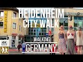 [4K] Germany Walking Tour | Heidenheim City Walk