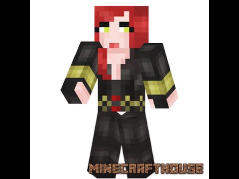 Minecraft avengers black widow joins the avengers