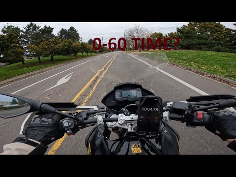 BMW G310GS 0-60 Time Test