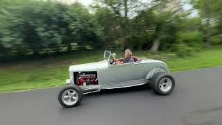1929 Ford Model A Custom Roadster Drive By